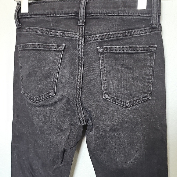 Old Navy Boy's 10 Slim Straight Built in Flex Adjustable Waist Black Jeans - Picture 5 of 8